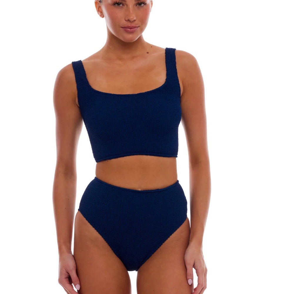 NWT: Love and Bikinis Cairo Crop Tankini and Venice High Waisted Bikini